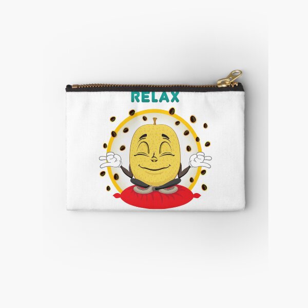 Item preview, Mascot passion fruit meditating and relaxing. Ideal for children's and informative stories designed and sold by LucianoCosmo.