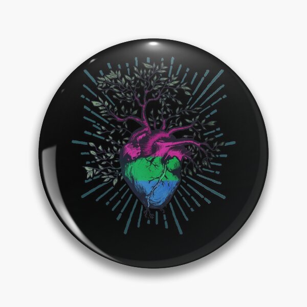 Item preview, Polysexual Heart Tree of Life designed and sold by Clara Hollins.
