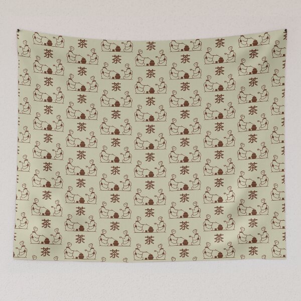 Item preview, Stickman / Japanese tea ceremony designed and sold by LotusCreations.