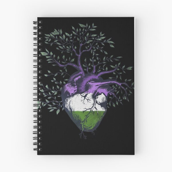 Item preview, Genderqueer Heart Tree of Life designed and sold by Clara Hollins.