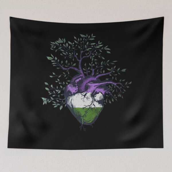 Item preview, Genderqueer Heart Tree of Life designed and sold by Clara Hollins.