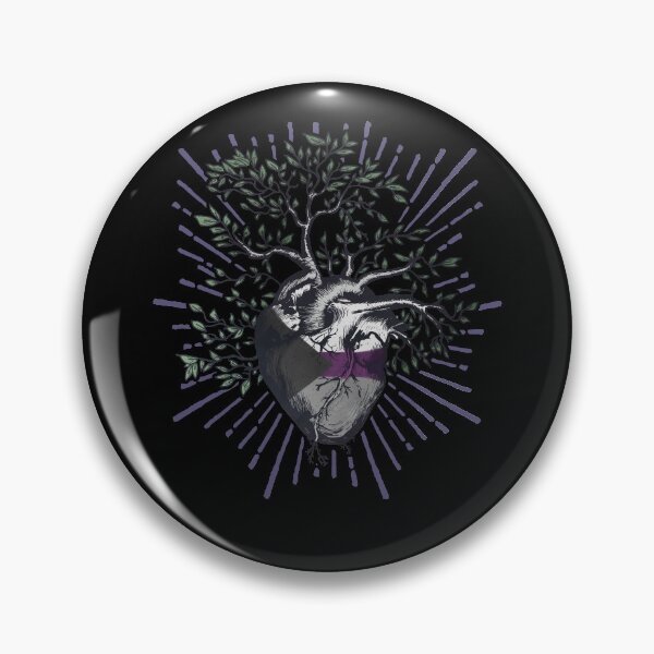 Item preview, Demisexual Heart Tree of Life designed and sold by Clara Hollins.