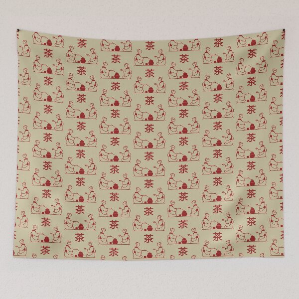Item preview, Stickman / Japanese tea ceremony designed and sold by LotusCreations.