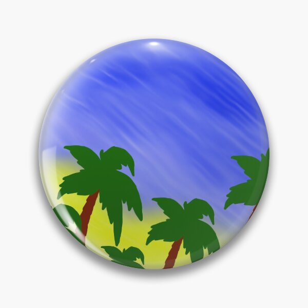 Item preview, Beach scene with palm trees  designed and sold by hobbytimes.