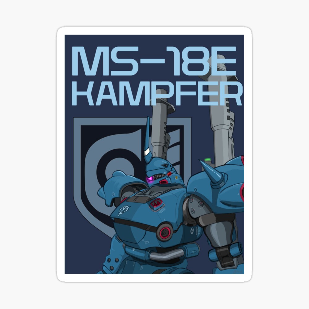 Ms 18e Kampfer Poster By Bomk Redbubble