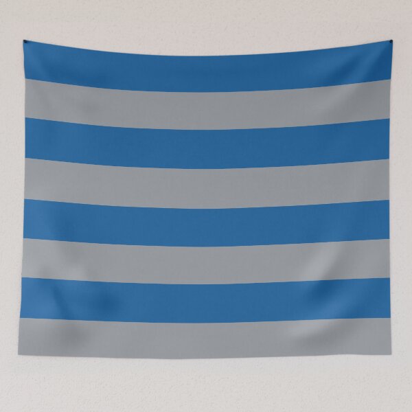 Item preview, Blue and Grey Horizontal Stripes designed and sold by KarinaAmbersley.
