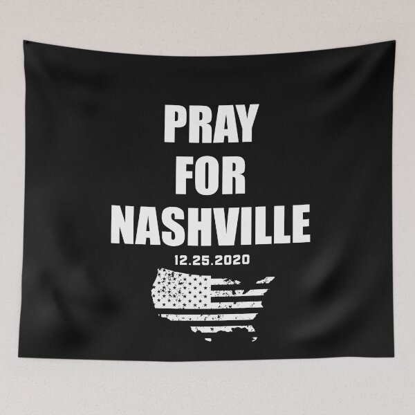 Artikelvorschau, Beten Sie für Nashville - Tennessee: Nashville Explosion entworfen und verkauft von PrintBrint.