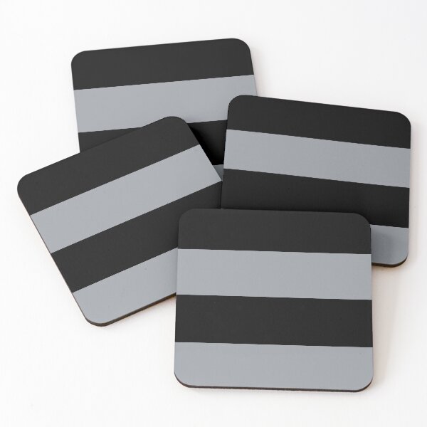 Item preview, Black and Grey Horizontal Stripes designed and sold by KarinaAmbersley.