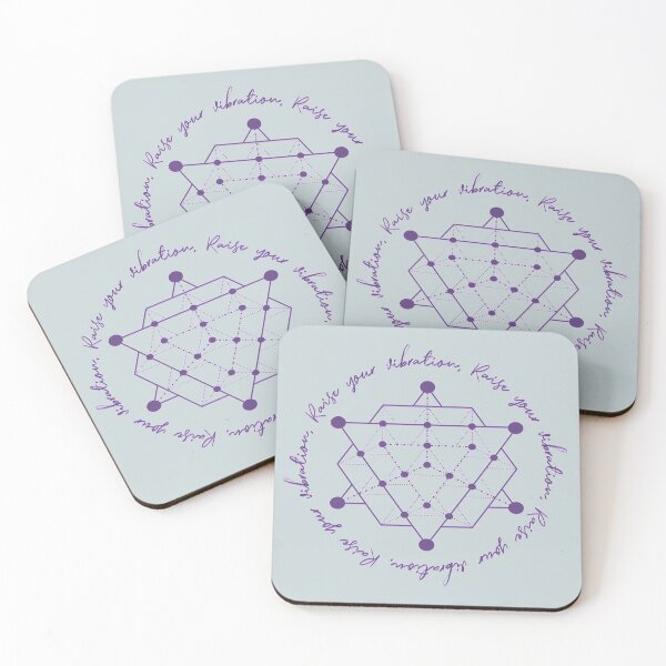 Item preview, Raise Your Vibration with the Merkaba (Purple) designed and sold by squishyrainbow.