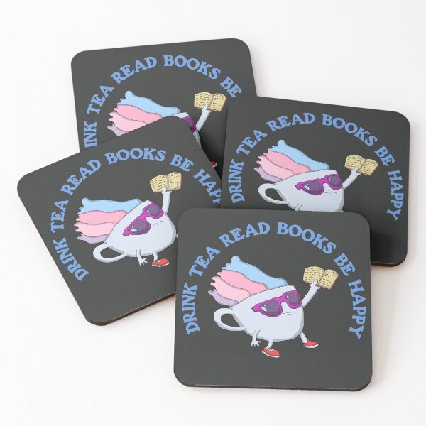 Item preview, Drink Tea Read Books Be Happy - Sun Glasses Tea Cup designed and sold by Chubuter.