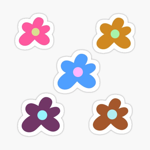 Pink flower Sticker for Sale by gabbyrani  Aesthetic stickers, Floral  stickers, Print stickers