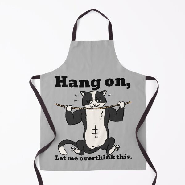 Item preview, Hang On Let Me Overthink This Exercising Cat designed and sold by alancrapopod.