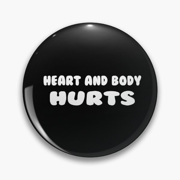 Item preview, heart and body hurts designed and sold by hattem.