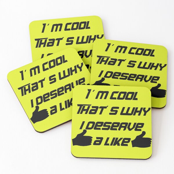 Item preview, Motivation I´m cool, that´s why i deserve a like designed and sold by JirehShop.