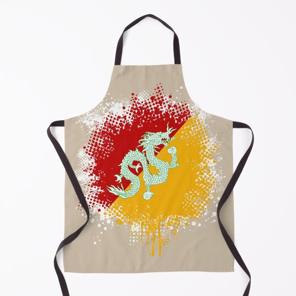 Item preview, Flag of Bhutan - Splat designed and sold by pixelinga.
