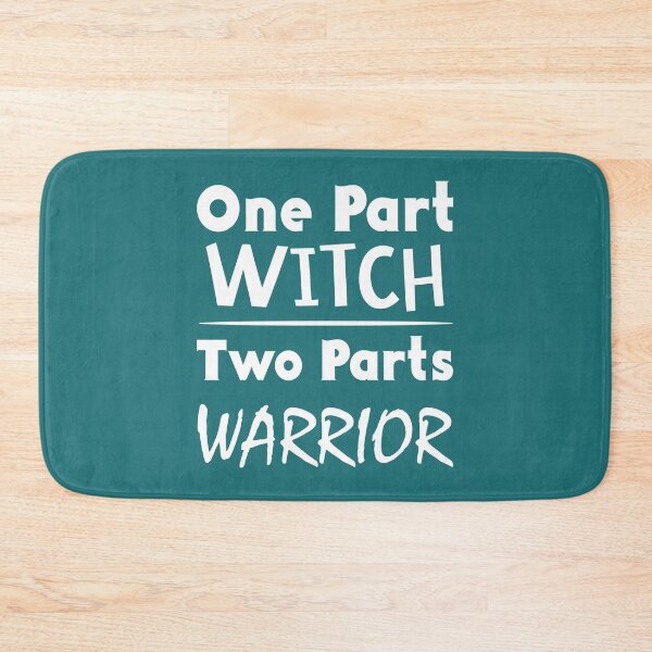 Item preview, One Part Witch Two Parts Warrior Funny Sarcastic Spiritual designed and sold by doodabobs.