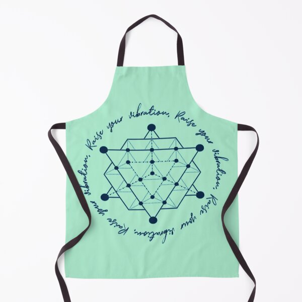 Item preview, Raise Your Vibration with the Merkaba (Mint Green and Navy Blue) designed and sold by squishyrainbow.
