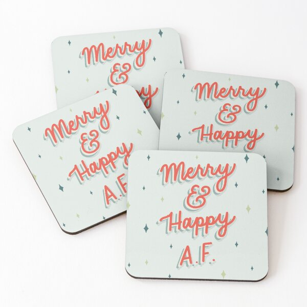 Item preview, Merry and Happy AF designed and sold by mickeemariee.
