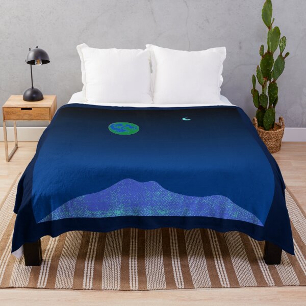 Item preview, Mountain in Space With Moons designed and sold by ShaunSandhu.