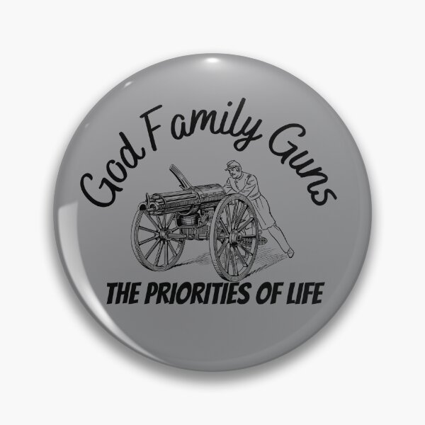 Item preview, God Family Guns The Priorities Of Life designed and sold by Calebchc.