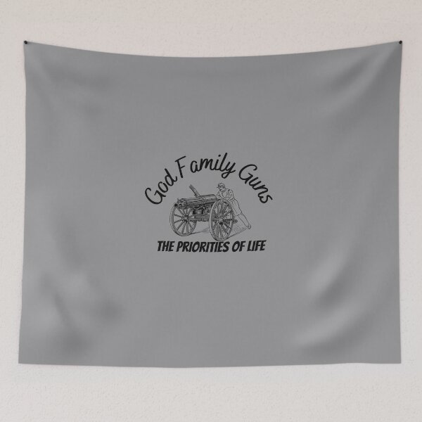 Item preview, God Family Guns The Priorities Of Life designed and sold by Calebchc.