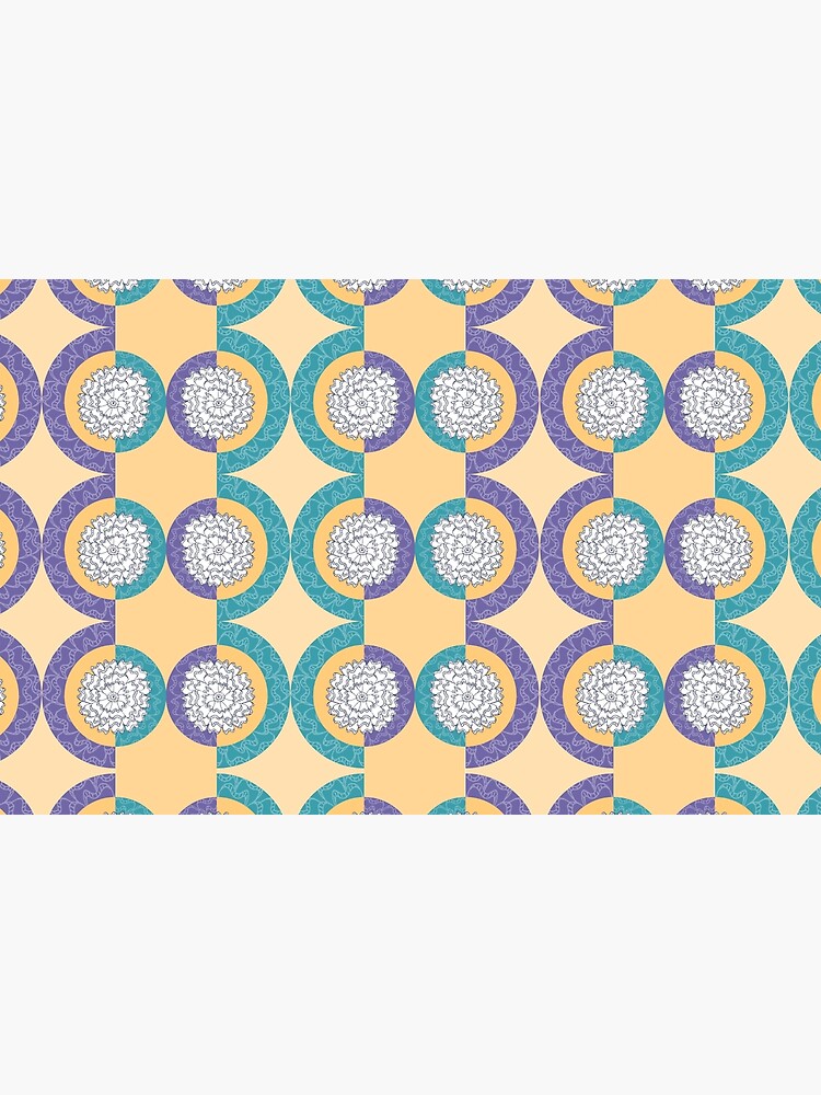 Floral Circle Pattern by bbaxterstudio
