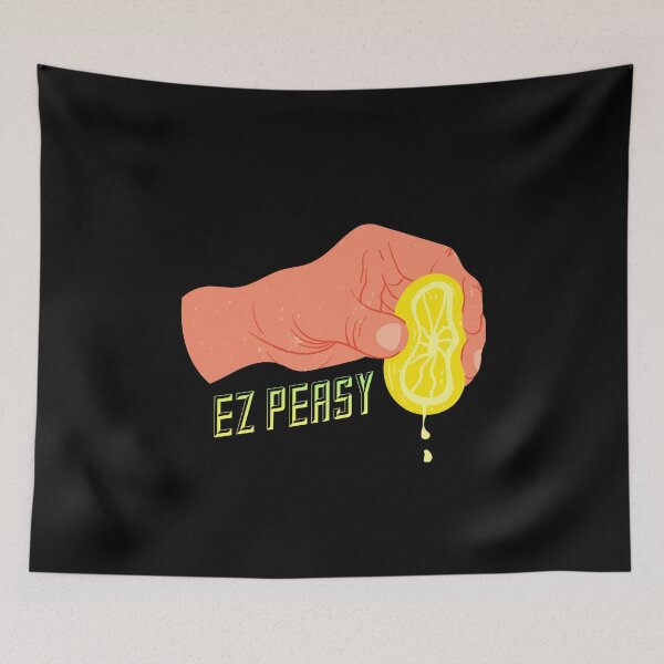 Item preview, Ez peasy with a hand crushing a lemon designed and sold by Zilch-o.