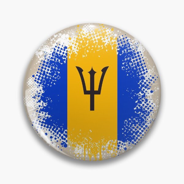 Item preview, Flag of Barbados - Splat designed and sold by pixelinga.
