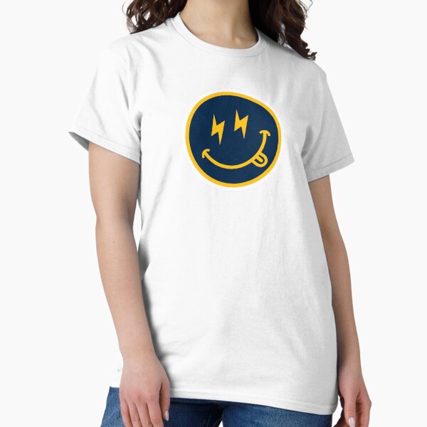 Item preview, Chargers Smiley - Navy Colorway designed and sold by rickcel.
