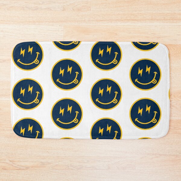 Item preview, Chargers Smiley - Navy Colorway designed and sold by rickcel.