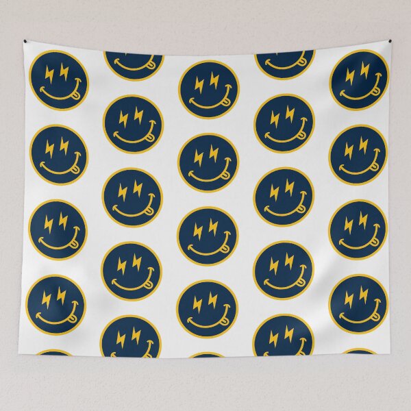 Item preview, Chargers Smiley - Navy Colorway designed and sold by rickcel.