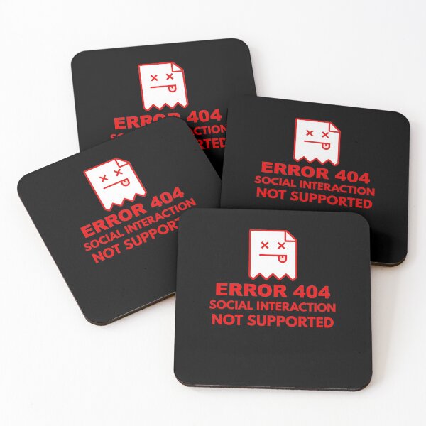 Item preview, Error 404 Social Interaction Not Supported designed and sold by Spaceshipsells.