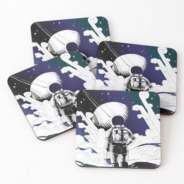 Item preview, Wanderer Above a Sea of Vapor (Aurora Color) designed and sold by catblip.