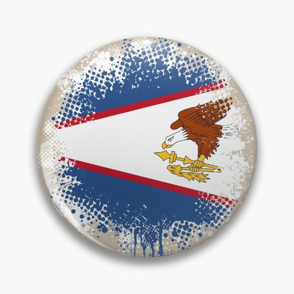 Item preview, Flag of American Samoa - Splat designed and sold by pixelinga.