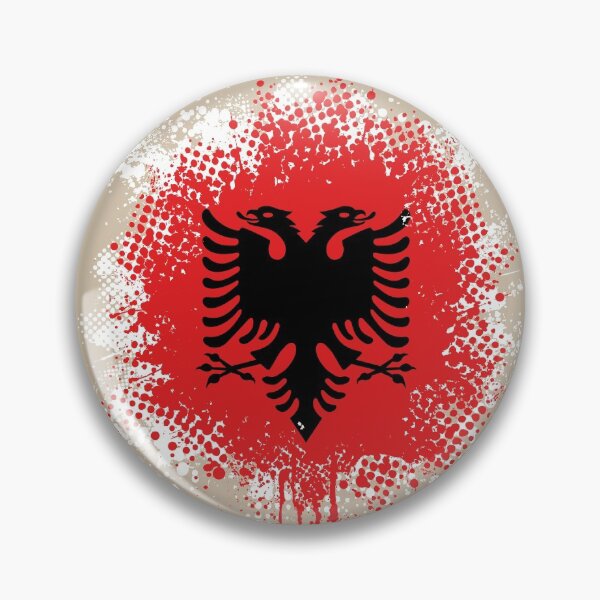 Item preview, Flag of Albania - Splat designed and sold by pixelinga.