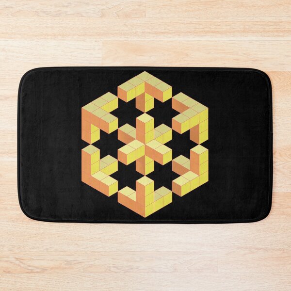 Item preview, Cube stack - 3D optical illusion - stars designed and sold by bunbun369.