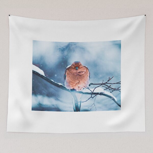 Item preview, Mourning Dove in Snow designed and sold by Paw-Living.