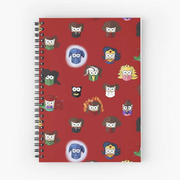 Item preview, Nerd Girl (Owls) - Red designed and sold by Danielle Keltner.