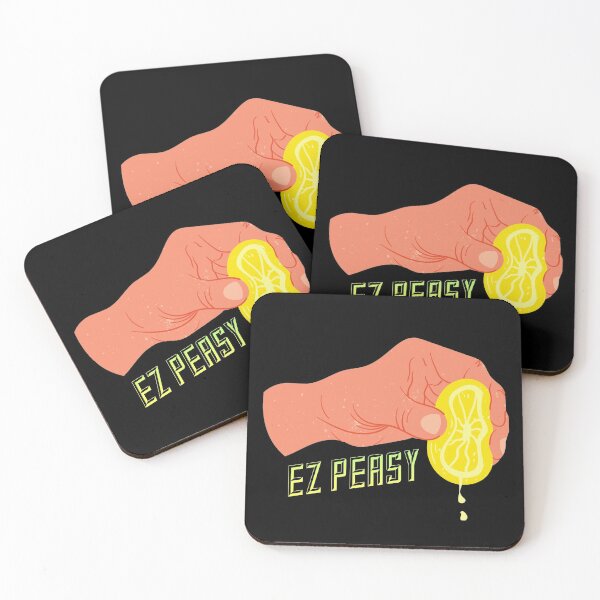 Item preview, Ez peasy with a hand crushing a lemon designed and sold by Zilch-o.
