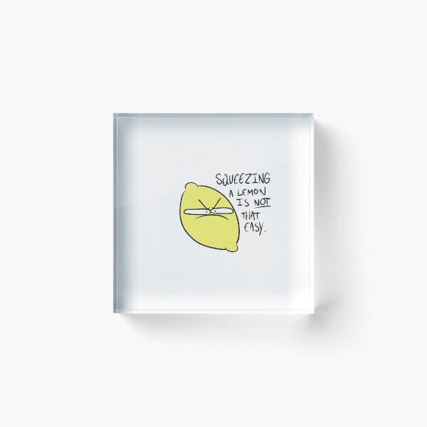 Item preview, grumpy lemon designed and sold by SkullyT.