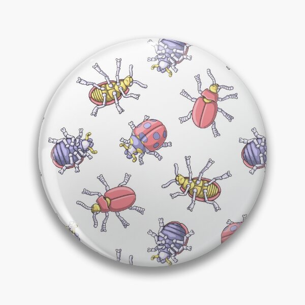 Item preview, Beetles Illustration Pattern designed and sold by taylorcustom.