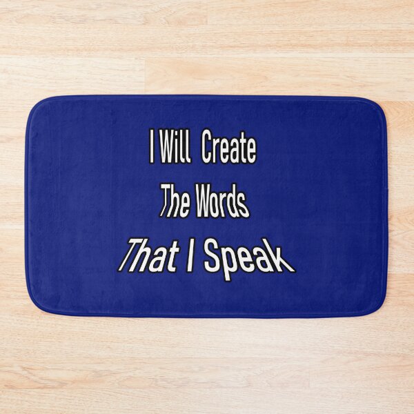 Item preview, I Will Create The Words That I Speak designed and sold by KATKattalestv.