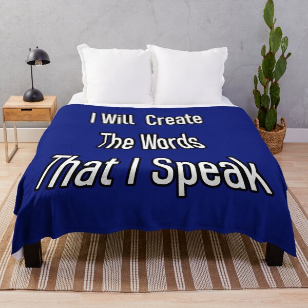 Item preview, I Will Create The Words That I Speak designed and sold by KATKattalestv.