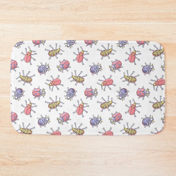 Item preview, Beetles Illustration Pattern designed and sold by taylorcustom.