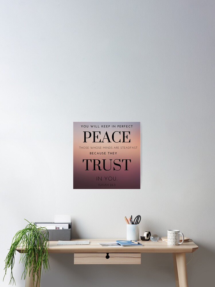 He Trusts In You {Small Wall Tapestry} He Trusts In You {Small Wall Tapestry}