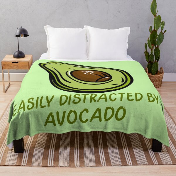 Item preview, Easily Distracted By Avocados | Avocado Guacamole designed and sold by YueHeng Creates ⭐⭐⭐⭐⭐.