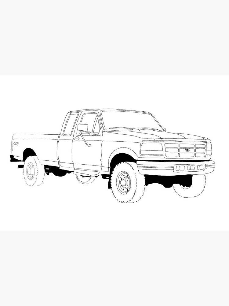 Ford Lightning Truck Embroidery Design ⋆ 6 sizes incl ⋆ Blu Cat Red Dog