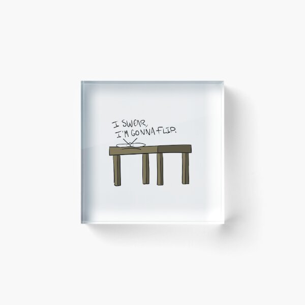 Item preview, grumpy table designed and sold by SkullyT.