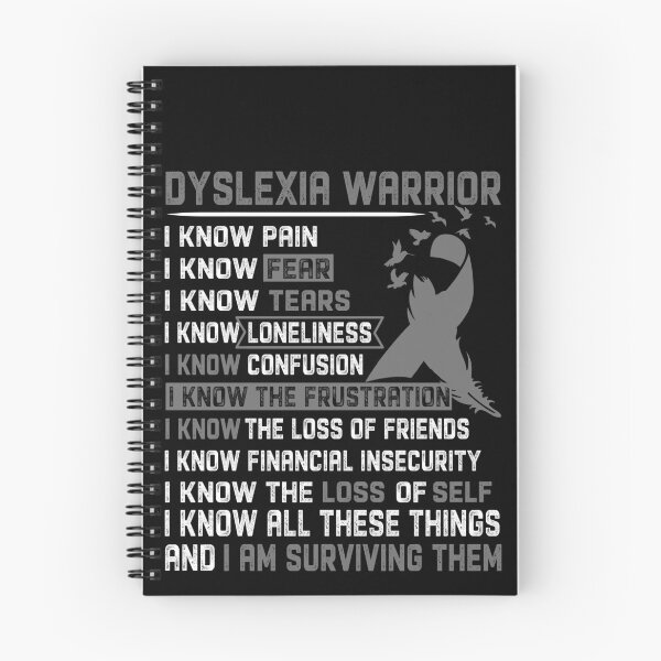 Item preview, I Am Dyslexia Warrior, I Know All These Things and I Am Surviving Them designed and sold by DianabellShop.