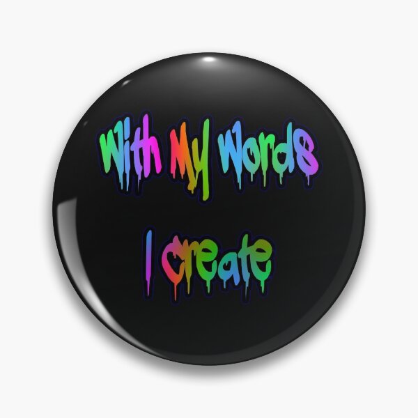 Item preview, With My Words I Create designed and sold by KATKattalestv.